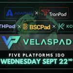 VelasPad ($VLXPAD) IDO Whitelist on BSCPAD, ETHPAD, KCCPAD, TRONPAD and ADAPAD